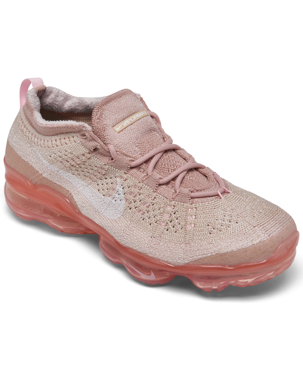 Women's Air VaporMax 2023 Flyknit Next Nature Running Sneakers from Finish Line - Oatmeal, White