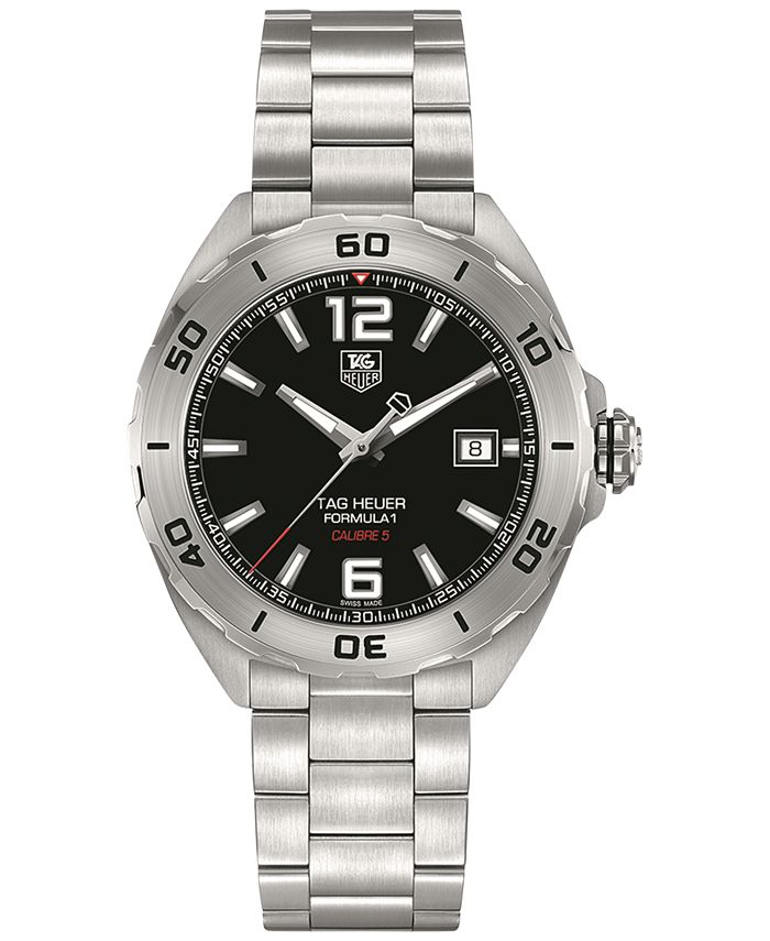 TAG Heuer Men's Swiss Automatic Formula 1 Calibre 5 Stainless Steel ...