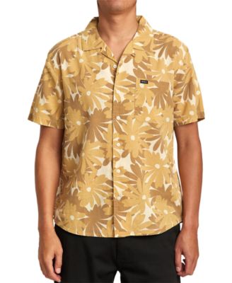 RVCA - Men's Pop Floral Short-Sleeve Shirt