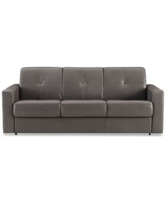 Shevrin Leather Sleeper Sofa