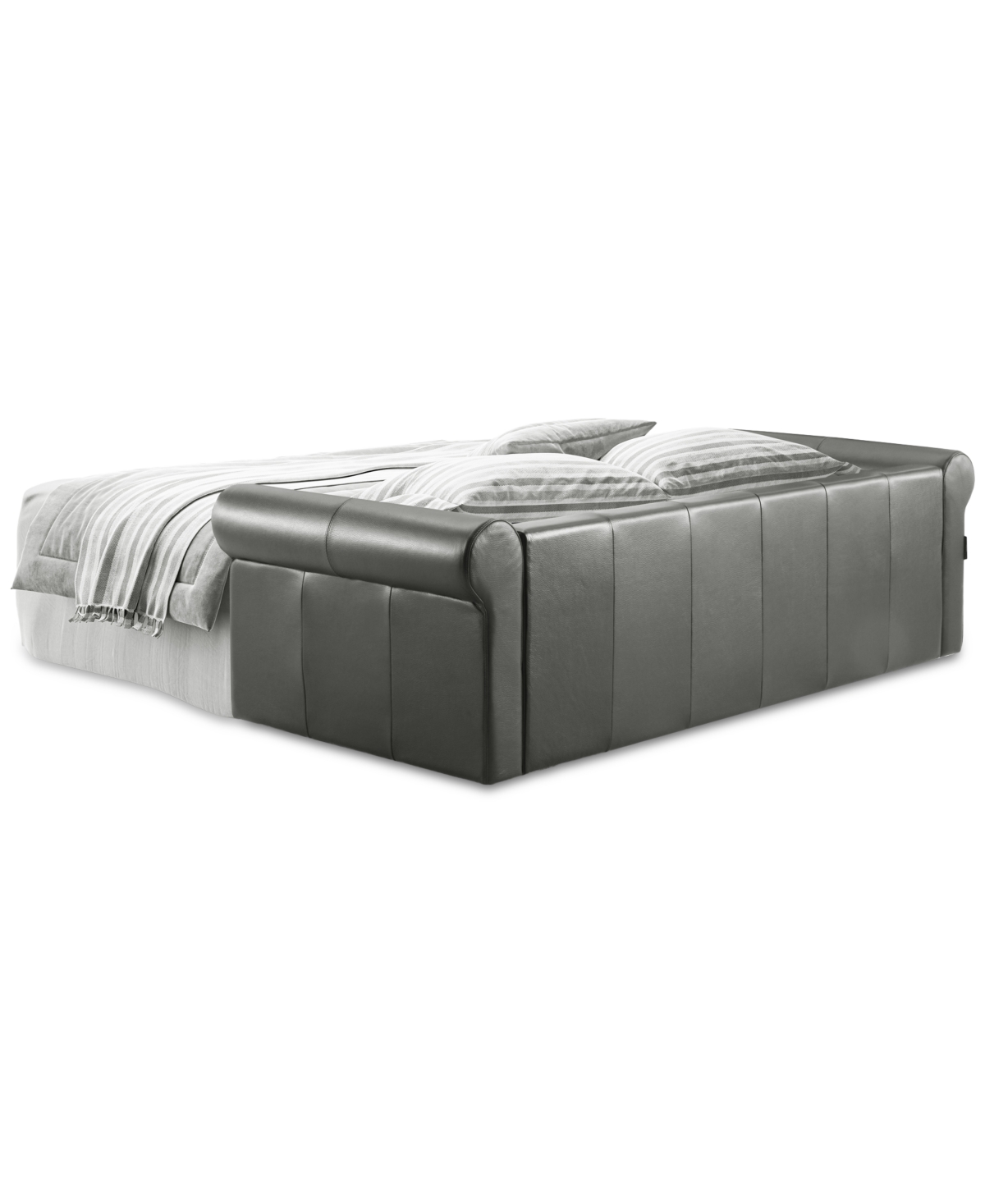 Elsher Leather Sleeper Sofa, Created for Macy's