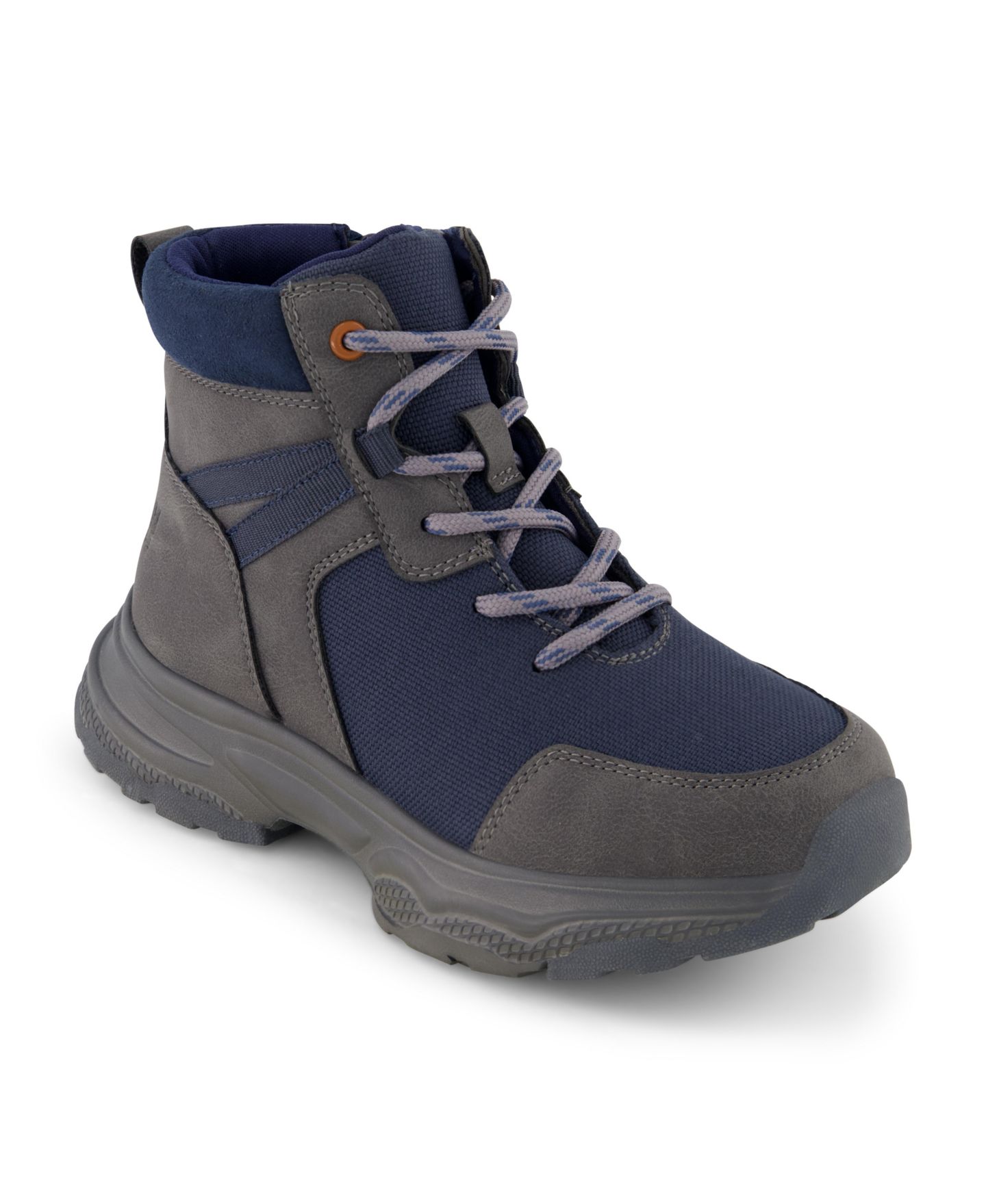 Ботинки Kenneth Cole New York Niko Otto Lace Up Boots для мальчиков, цвет: Тёмно-синий — фото 1