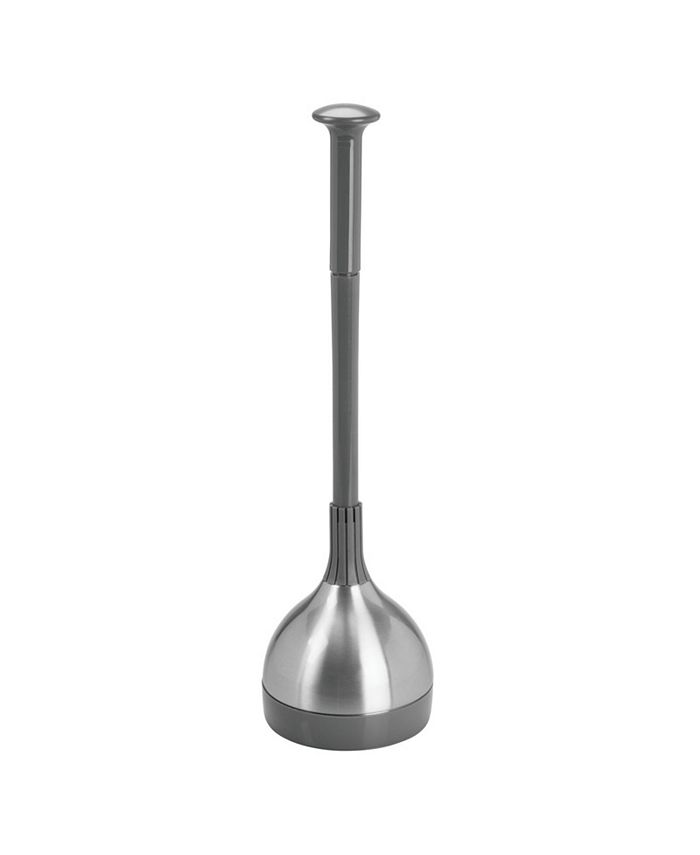 mDesign Bathroom Toilet Bowl Plunger and Cover Macy's