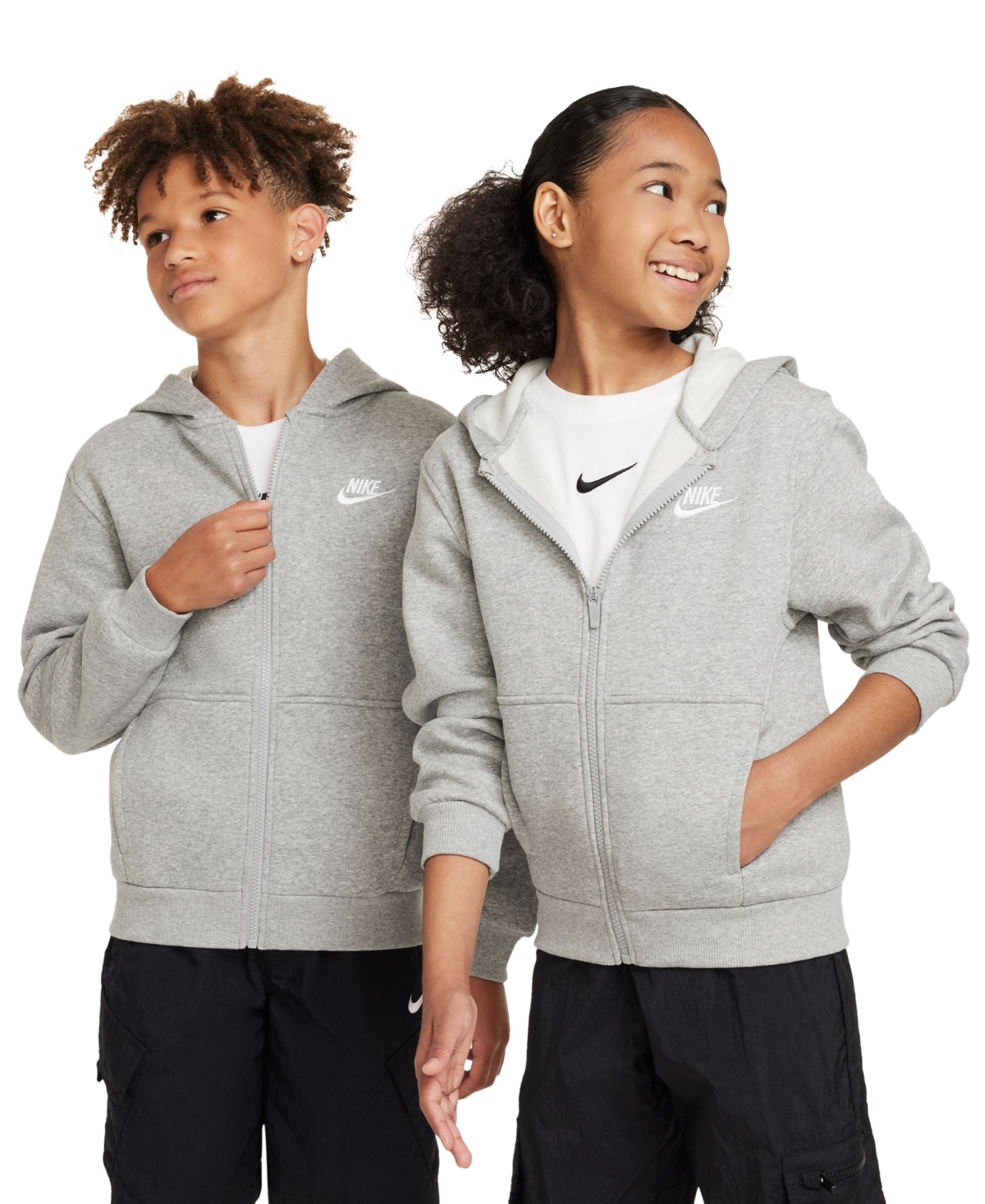 Nike Big Kids Sportswear Club Fleece Full-Zip Hoodie