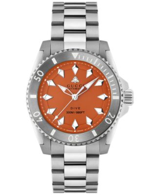 Gucci - Men's Swiss Automatic Dive Stainless Steel Bracelet Watch 40mm