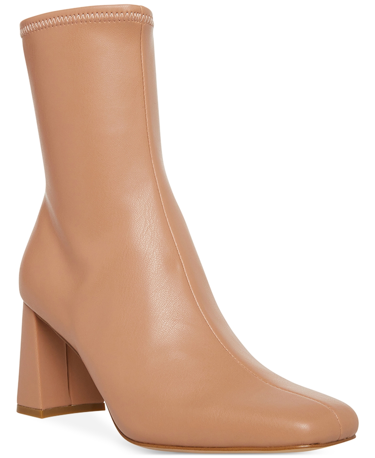 STEVE MADDEN WOMEN'S HARLI SQUARE-TOE STRETCH SOCK BOOTIES