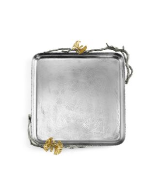 Butterfly Ginkgo Luxe Matzah Plate