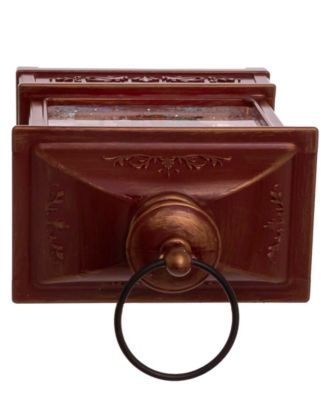 8" Battery-Operated Lit Nutcracker Swirl Water Lantern