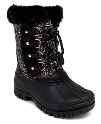 Little and Big Girls Idina Duck Lace Up Boots Macy s