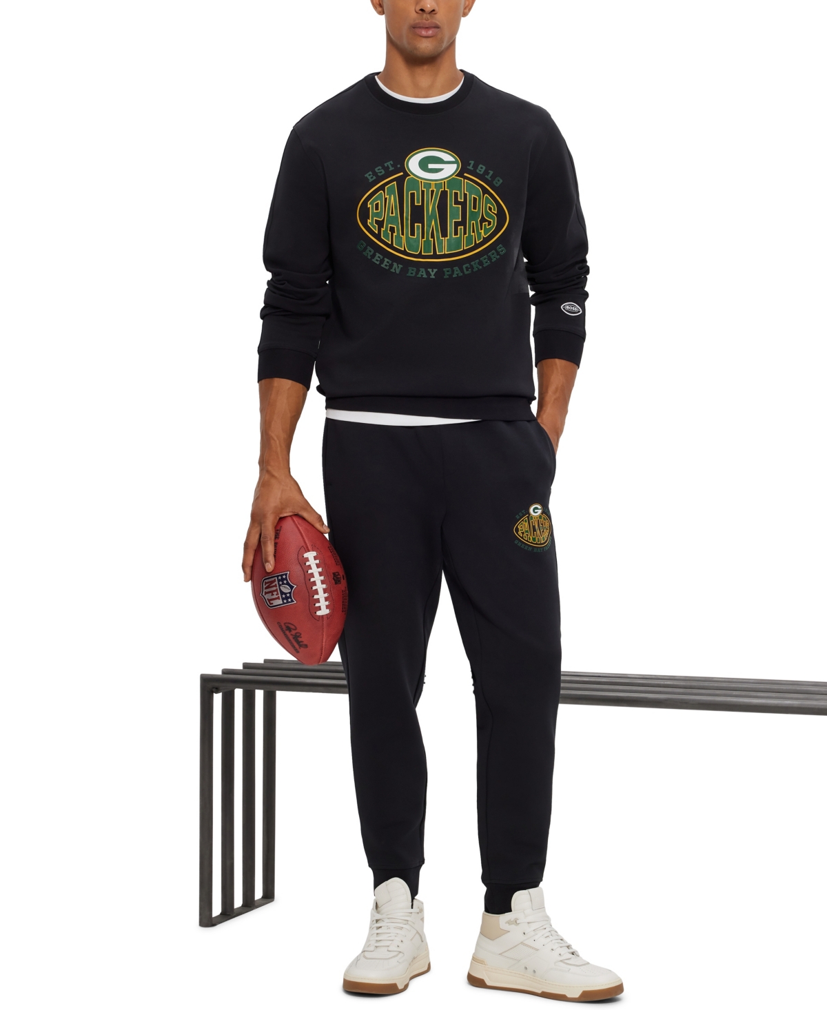 Boss by Hugo Boss Men's Boss x Green Bay Packers Nfl Sweatshirt
