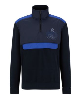 Men's BOSS x NFL Zip-Neck Sweatshirt