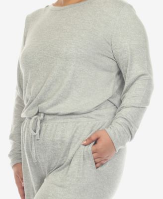 Plus Size Lounge Set, 2-Piece