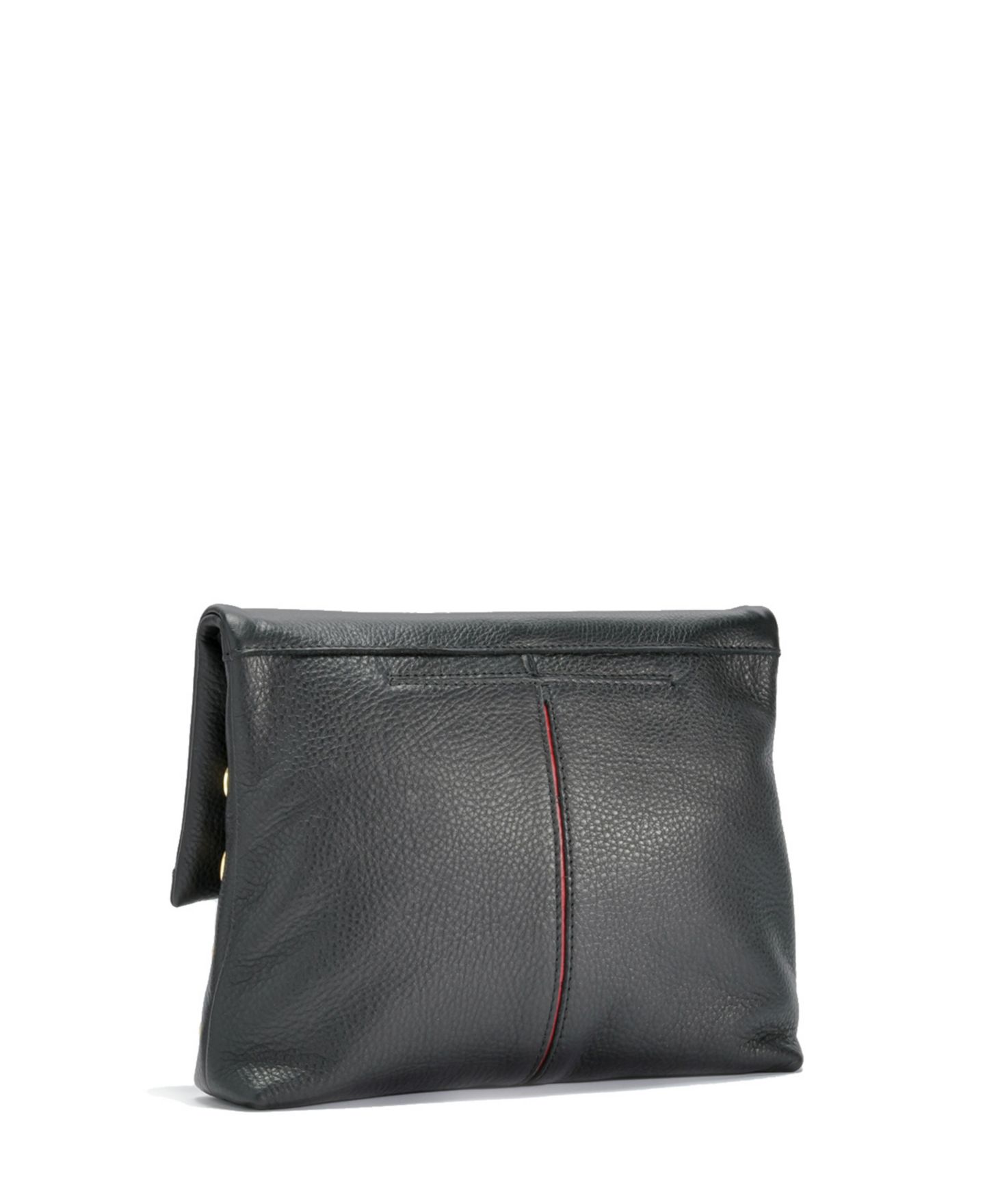Женская сумка Hammitt VIP Small Leather Crossbody, цвет: Чёрный золотой красный — фото 3