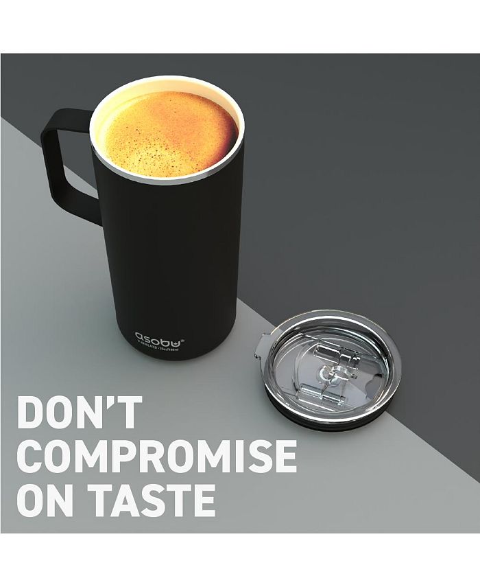Asobu Tower Mug Ceramic Inner Coated Insulated Stainless Steel Cup for ...