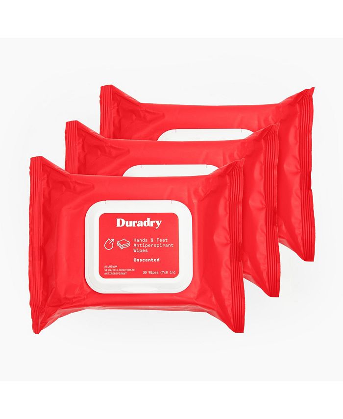 Duradry Antiperspirant Wipes Maximum Strength, Antiperspirant for
