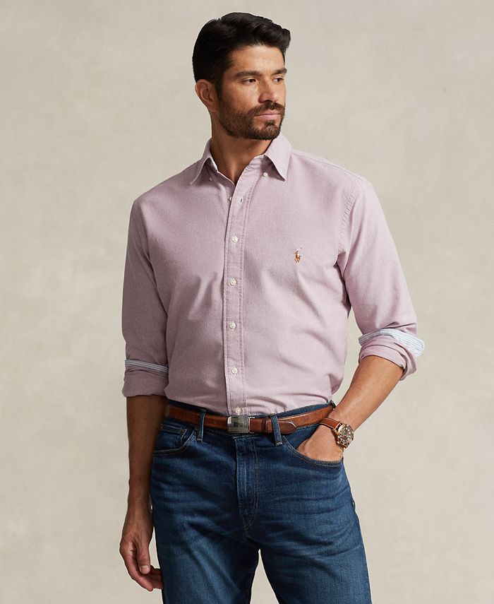 Polo Ralph Lauren Men's Big & Tall The Iconic Oxford Shirt - Macy's