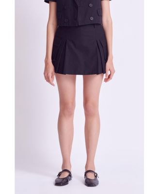 Women's Flap Pocket Mini Cargo Skort