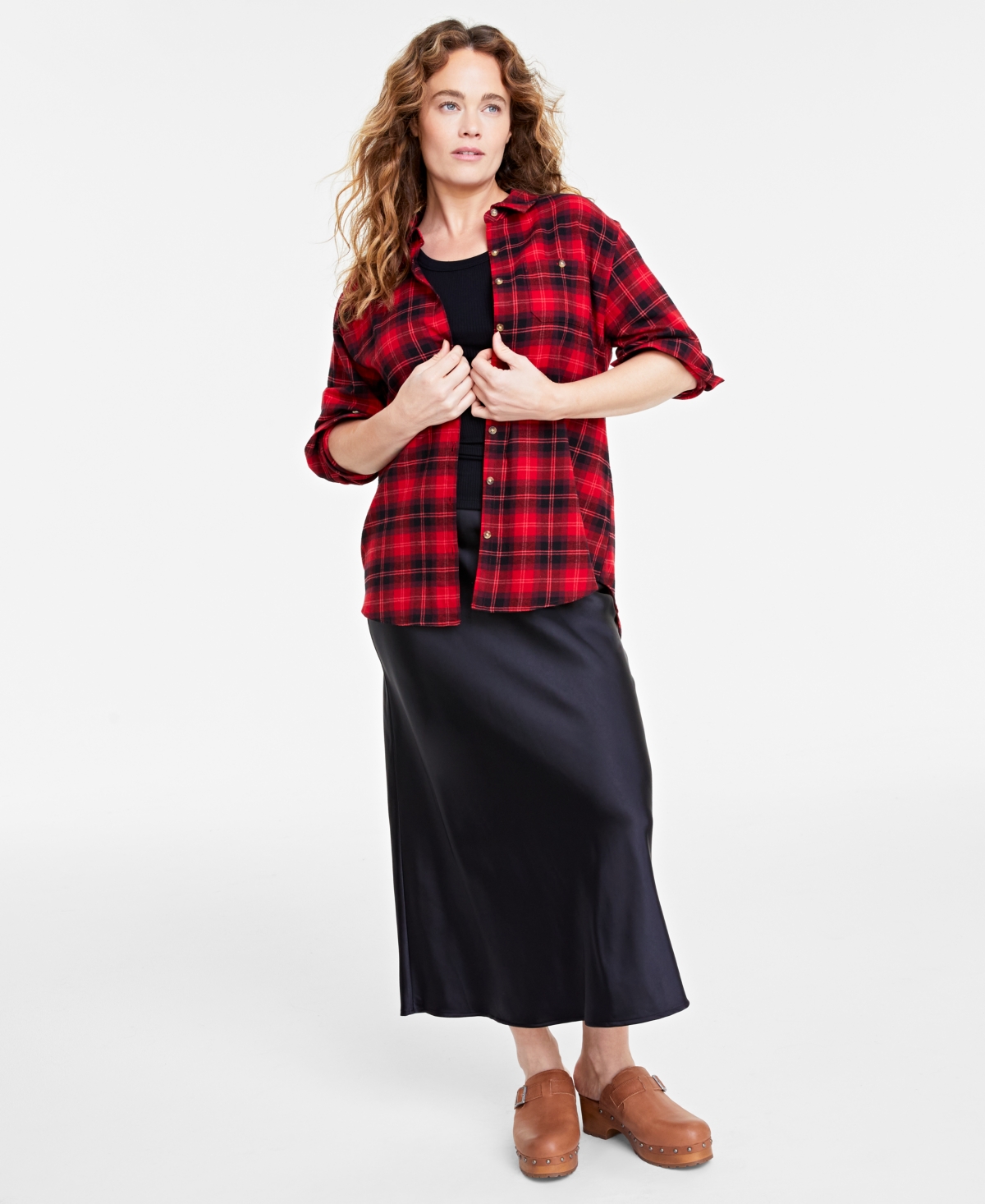 On 34th Plus Size Cotton Tunic Shirt, Created for Macy's - Macy's