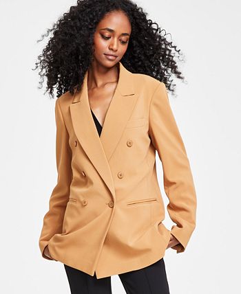 DKNY Women s Peak Lapel Double Breasted Jacket Macy s