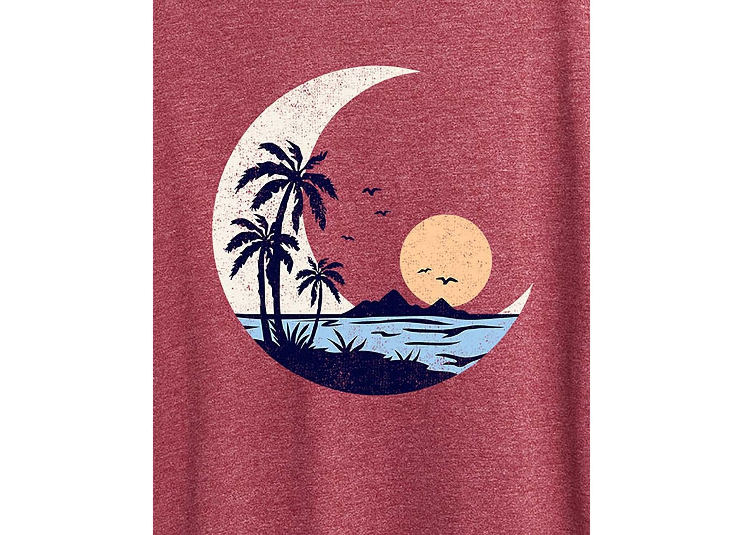 Trendy Plus Size Sunset Graphic T-Shirt