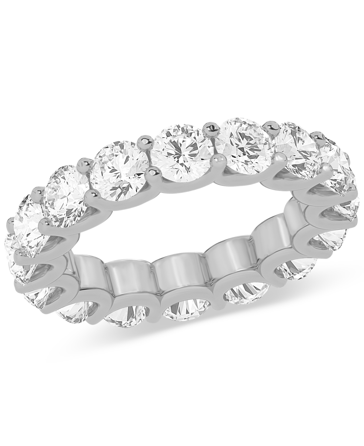 Macy's Diamond Eternity Band (4 Ct. T.w.) In Platinum Or 14k Gold In Platinum