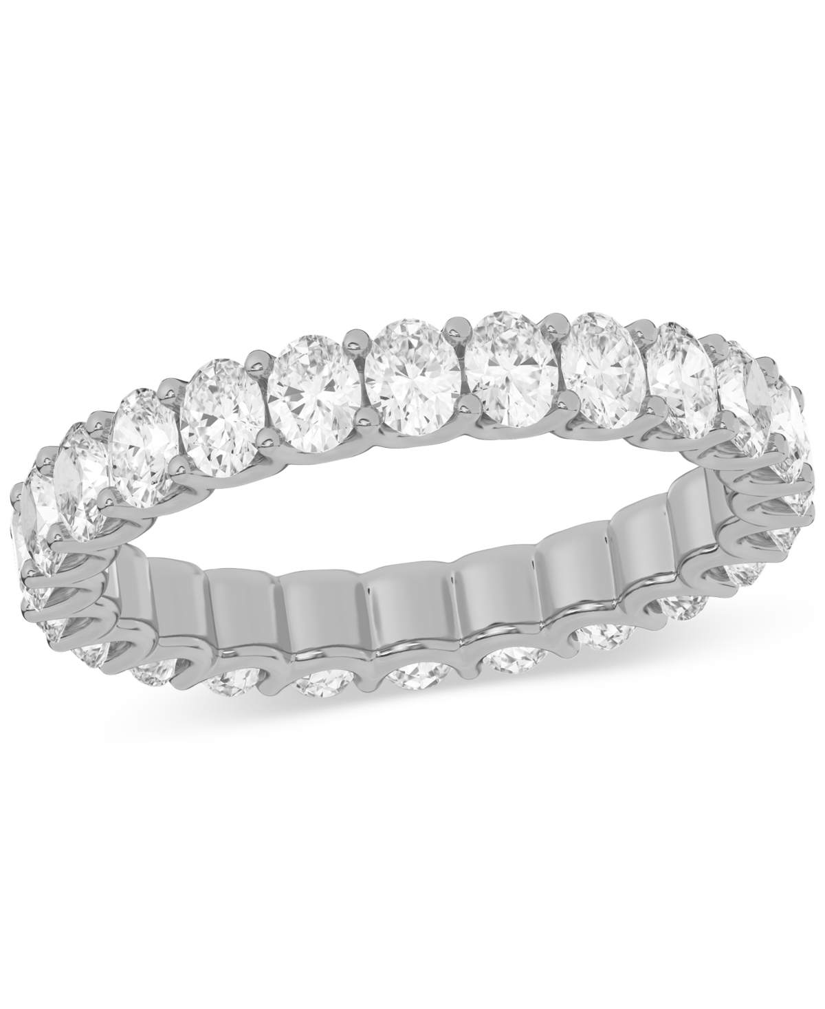 Macy's Diamond Oval-cut Eternity Band (2 Ct. T.w.) In Platinum Or 14k Gold