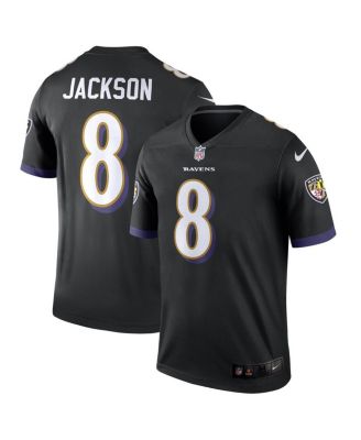 Men's Lamar Jackson Black Baltimore Ravens Legend Jersey