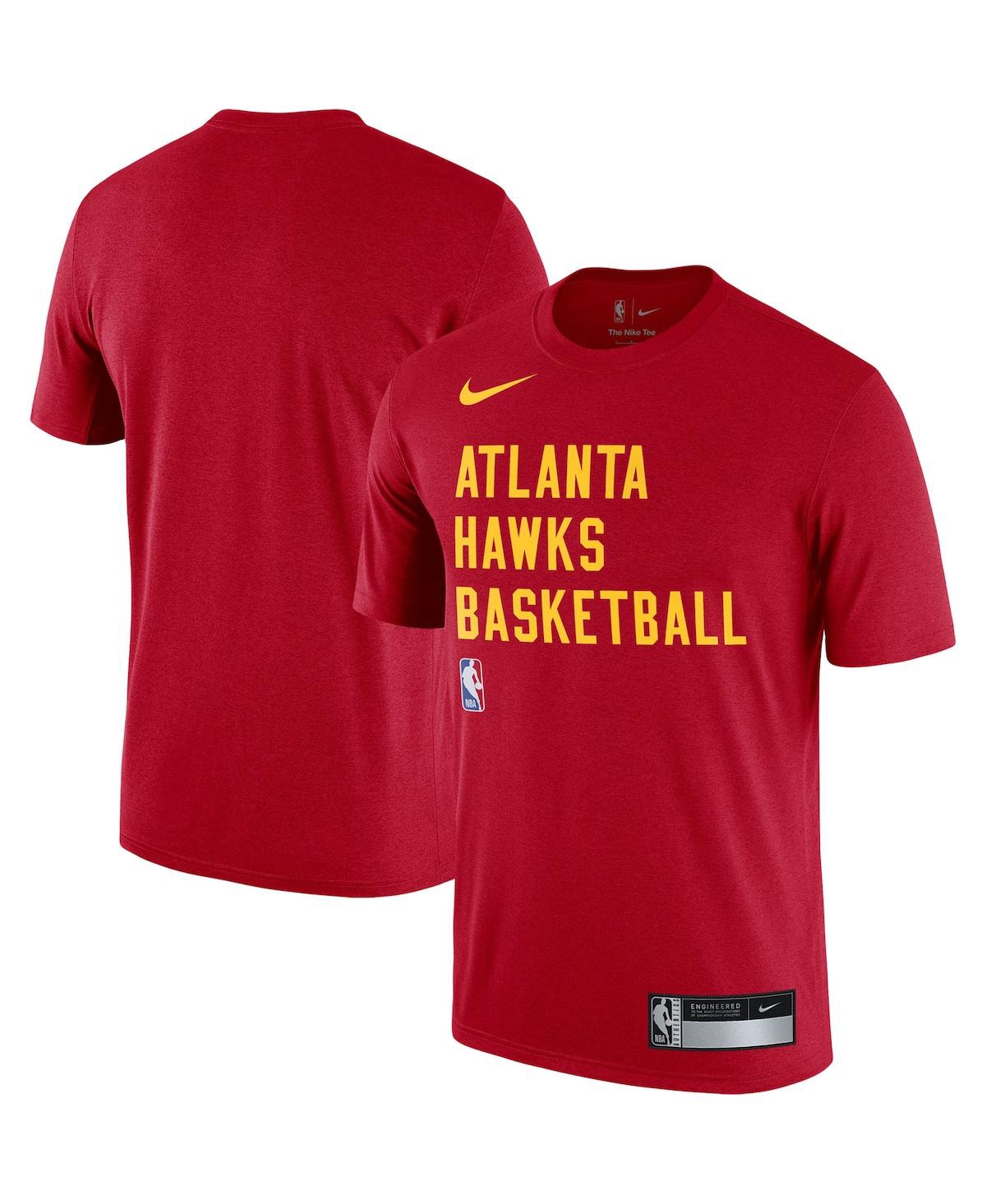 Shop Nike Men's  Red Atlanta Hawks 2023/24 Sideline Legend Performance Practice T-shirt