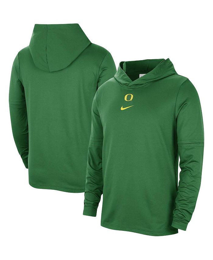 Nike Men's Green Oregon Ducks Player Hoodie Long Sleeve Performance T ...