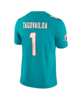 Men's Tua Tagovailoa Aqua Miami Dolphins Vapor F.U.S.E. Limited Jersey