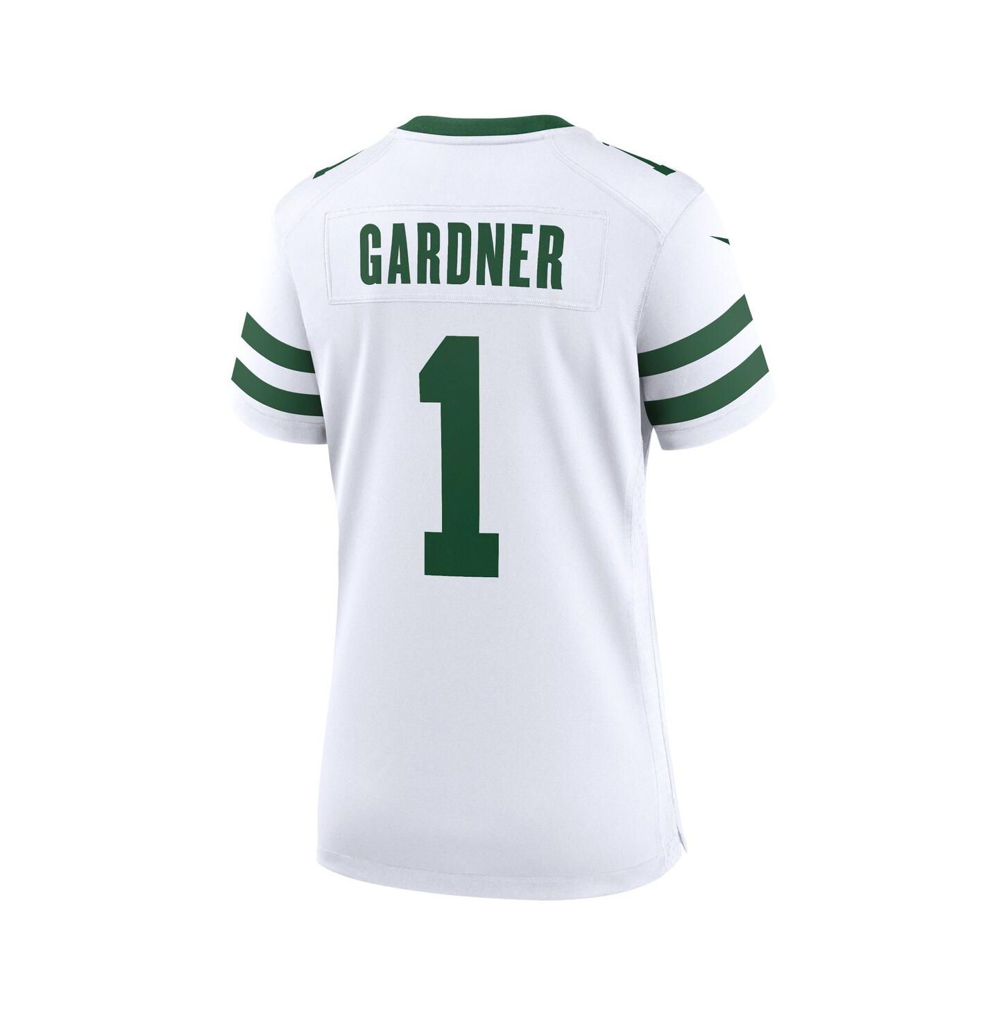 Женский топ Nike Ahmad Sauce Gardner White New York Jets Legacy Player Game Jersey — фото 4