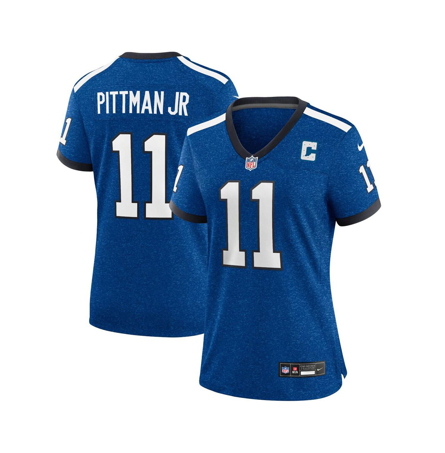Женский топ Nike Michael Pittman Jr. Royal Indianapolis Colts Indiana Nights Alternate Game Jersey — фото 1