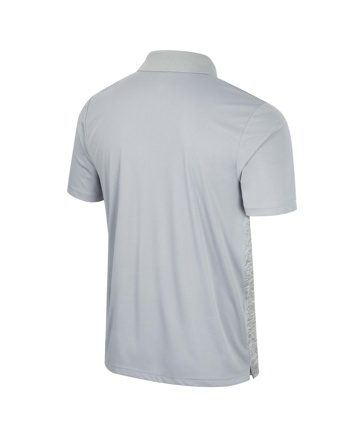 Shop Colosseum Men's  Gray Virginia Cavaliers Cybernetic Polo Shirt