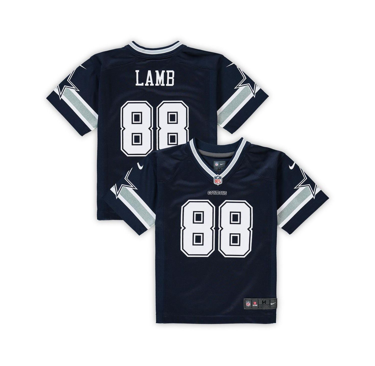 Preschool Boys and Girls CeeDee Lamb Navy Dallas Cowboys Game Jersey