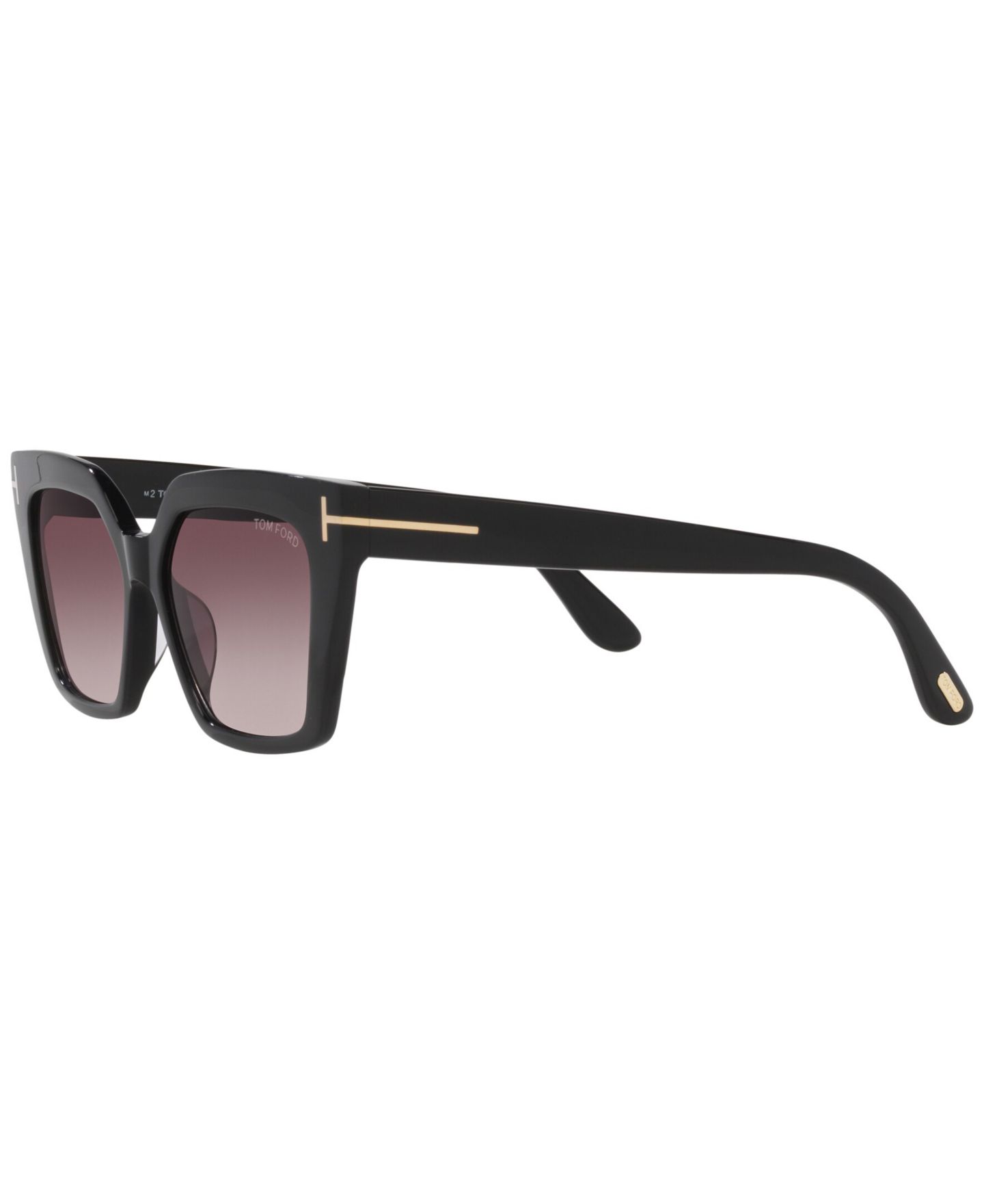 Женские солнцезащитные очки Tom Ford Winona Sunglasses, Mirror TR001637, цвет: Чёрный — фото 2