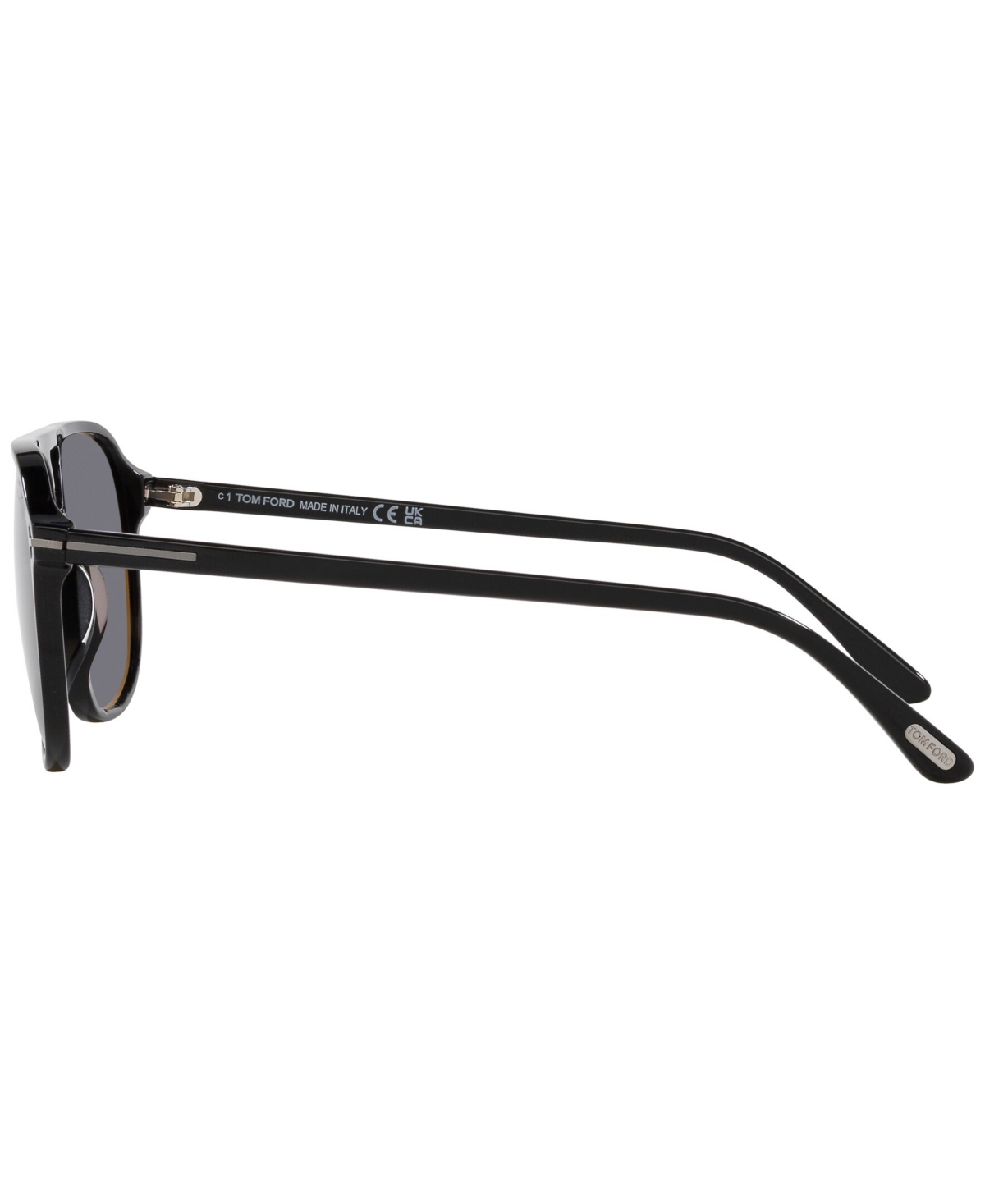 Tom Ford Men's Polarized Sunglasses, Bruce In Shiny Black