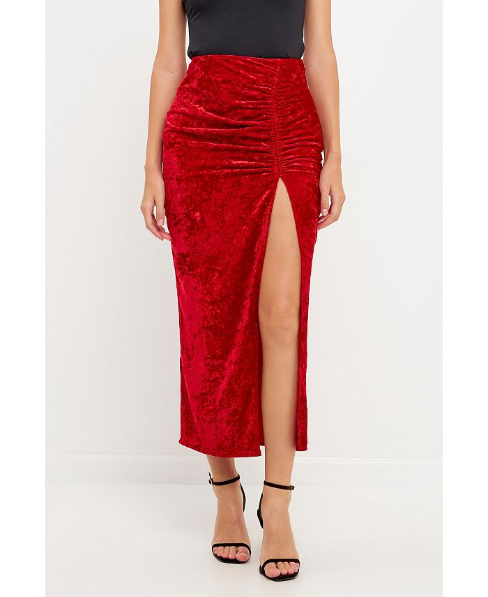 Velvet shop skirt macy's