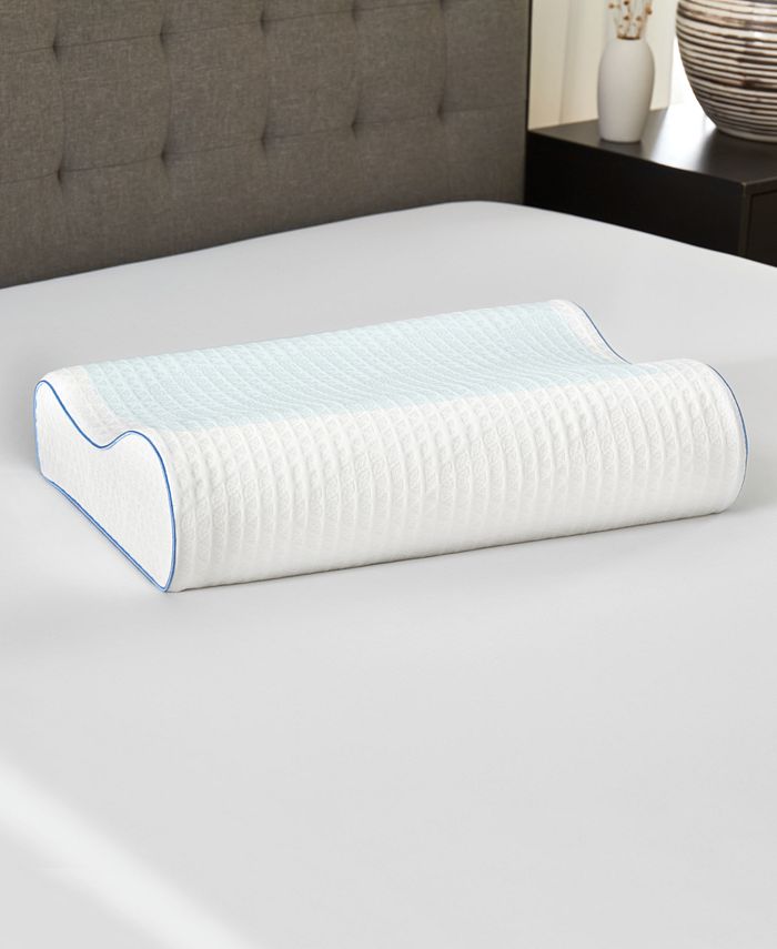 ProSleep Cooling Gel Overlay Memory Foam Contour Pillow, Jumbo Macy's