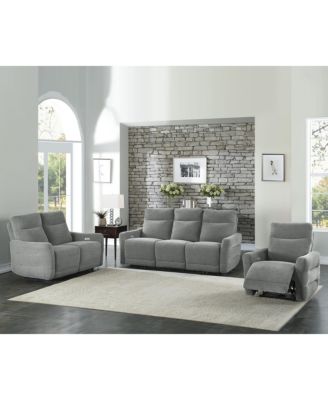 White Label Bronagh 78" Power Double Reclining Sofa