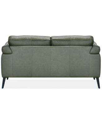 Keery 66.5" Leather Loveseat, Created for Macy's
