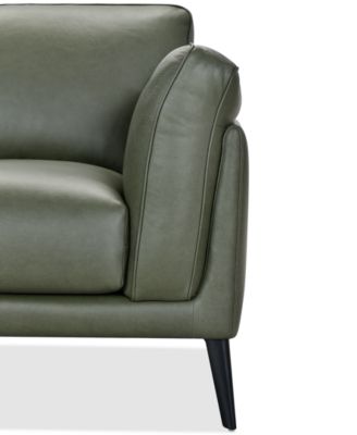 Keery 49" Leather Chair, Created for Macy's