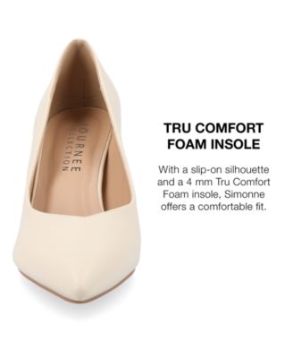 Women's Simonne Block Heel Pointed Toe Pumps