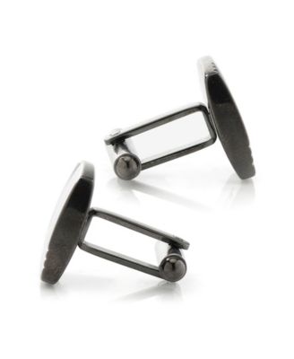 Men's Stainless Steel Tartan Plaid Cufflinks