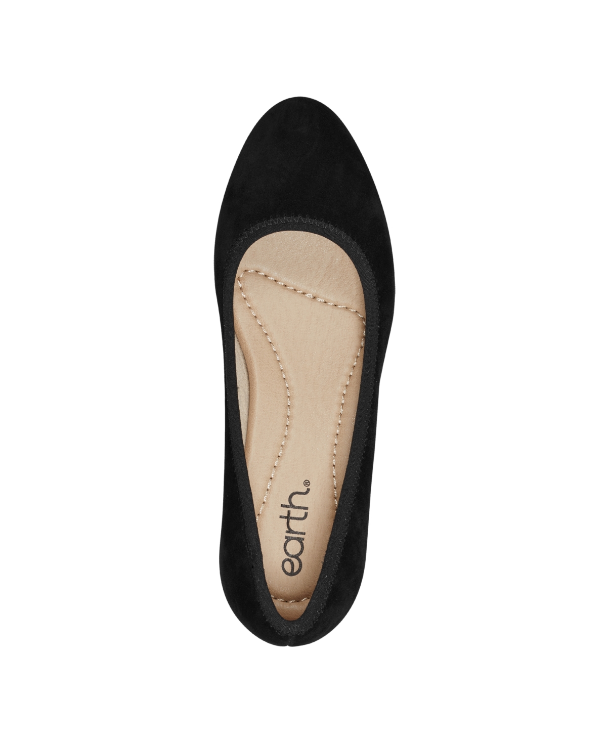 EARTH WOMEN'S RELLIA BLOCK HEEL BALLET PUMPS 