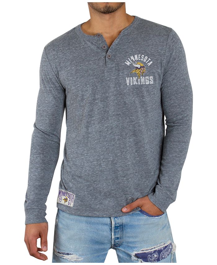 Authentic NFL Apparel Men's Long-Sleeve Minnesota Vikings Huddle