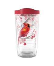 Tervis Clear & Colorful Tabletop Made in USA Double Walled Insulated  Tumbler Travel Cup Keeps Drinks Cold & Hot, 24oz - 2pk, Clear and Red