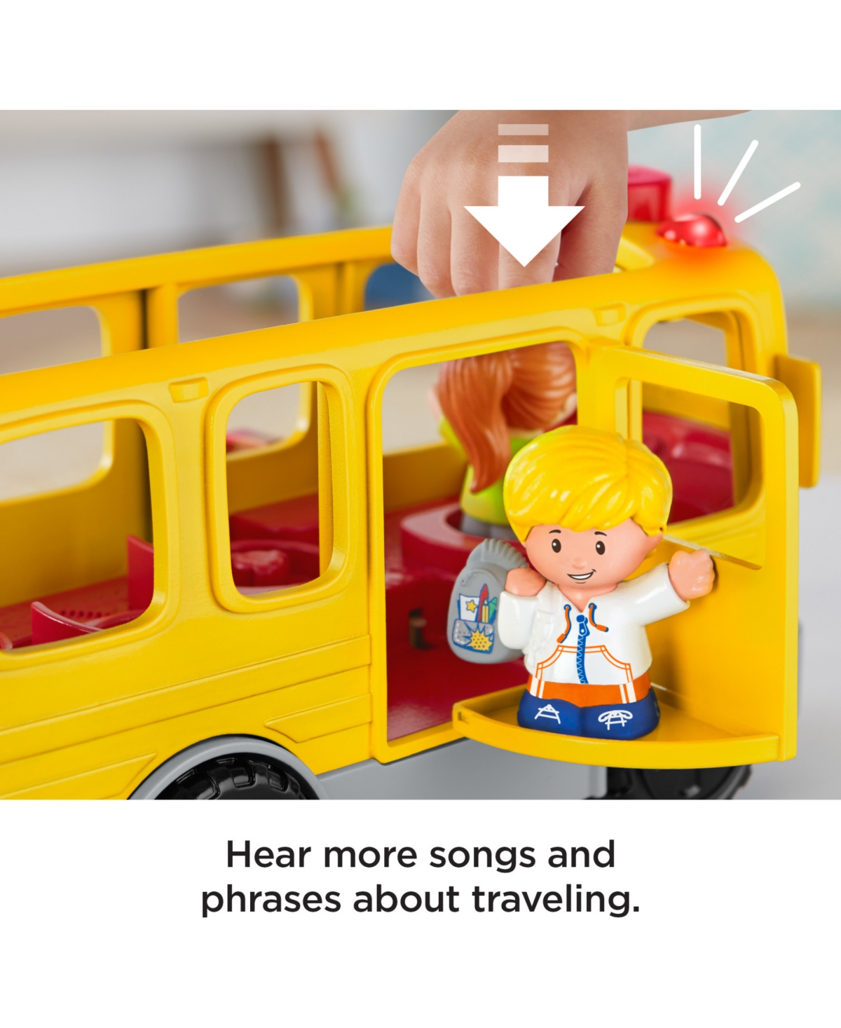 Shop Fisher Price Fisher-price Little People Sit With Me School Bus In Asst