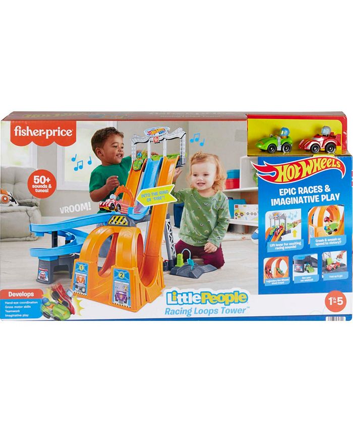 Fisher Price Hot Wheels Racing Loops Tower by Little People Macy's