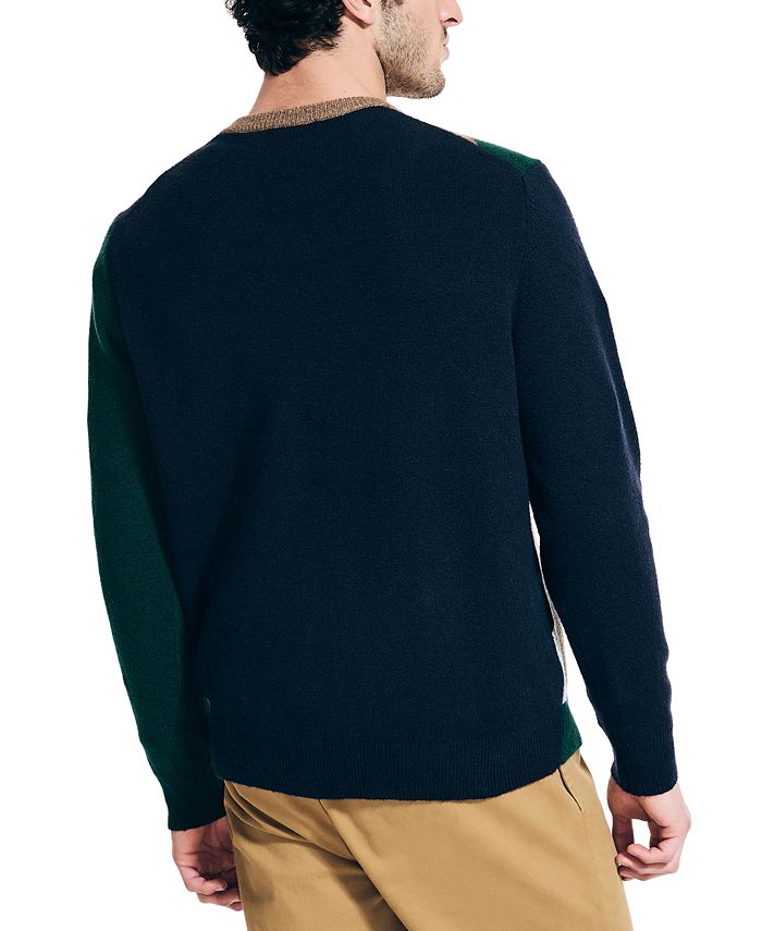 Nautica Men's Argyle Crewneck Sweater Macy's