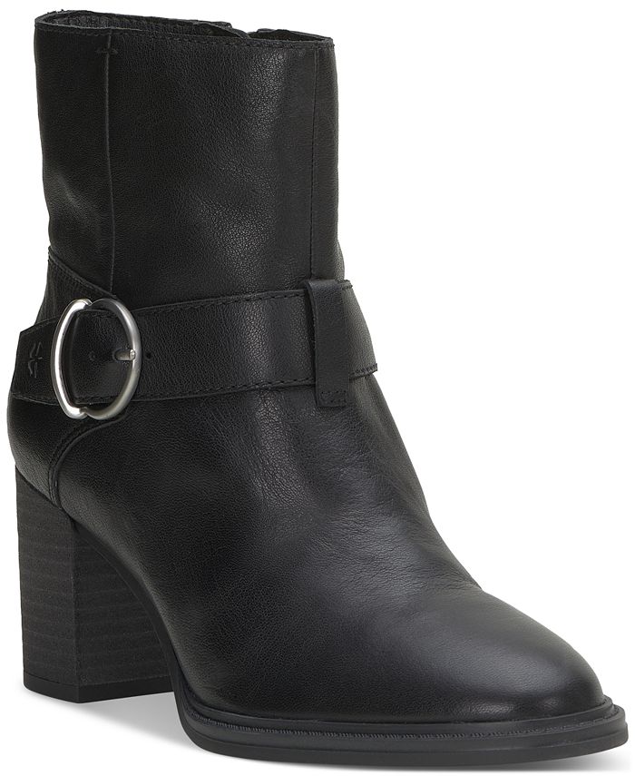 Women s Achelle Buckled Block Heel Booties